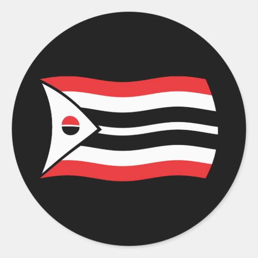 Arapaho Stam Vlag Sticker (Voorkant)