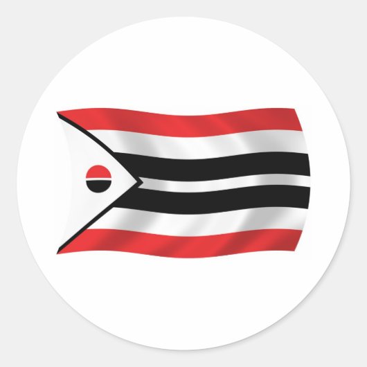 Arapaho Tribe Flag Sticker (Voorkant)