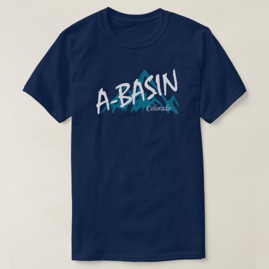 Arapahoe Basin Colorado Mountains T-shirt (Design voorkant)