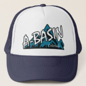 Arapahoe Basin Colorado Mountains Trucker Pet (Voorkant)