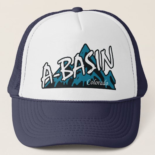 Arapahoe Basin Colorado Mountains Trucker Pet (Voorkant)