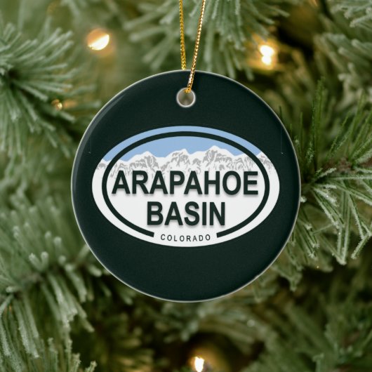 Arapahoe Basin Colorado Rocky Mountain Keramisch Ornament (Boom)