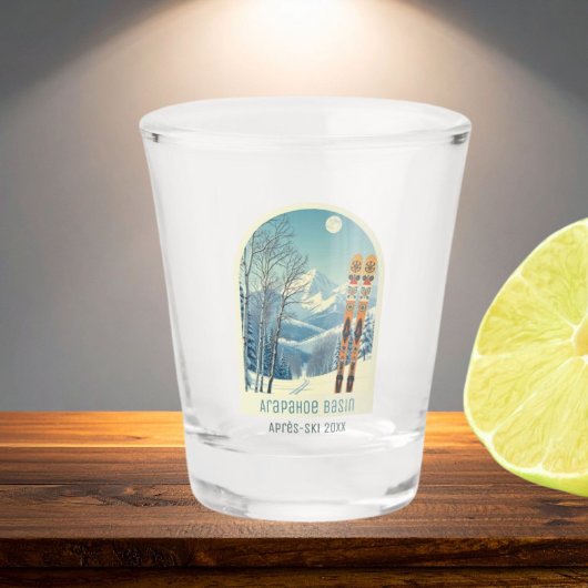 Arapahoe Basin Colorado  Shot glass Glas