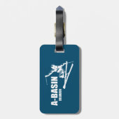 Arapahoe Basin Colorado Skier Bagagelabel (Achterkant verticaal)