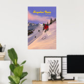 Arapahoe Basin Colorado Skigebied Reisposter Poster (Thuiskantoor)