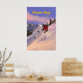 Arapahoe Basin Colorado Skigebied Reisposter Poster (Keuken)