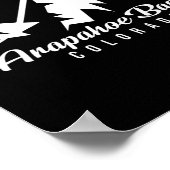 Arapahoe Basin Colorado Skigebied Snowboard Poster (Hoek)