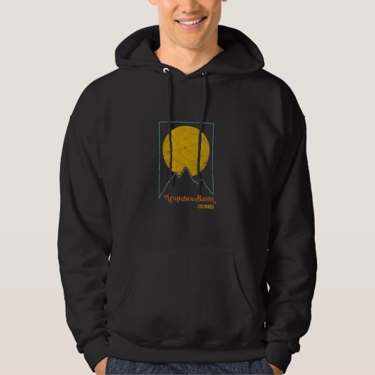 Arapahoe Basin Mountains Colorado  Hoodie (Voorkant)