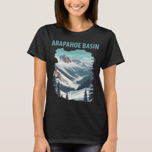 Arapahoe Basin Pieken Sneeuw Reis T-shirt