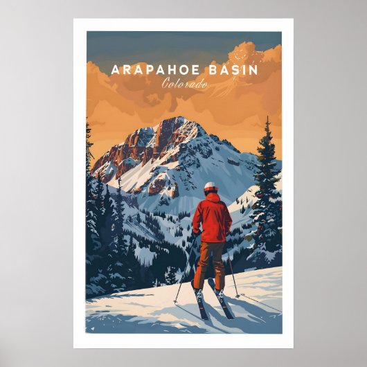 Arapahoe Basin Reisposter - Colorado 1 Poster (Voorkant)