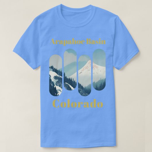 Arapahoe Basin ski Colorado 6 T-shirt (Design voorkant)