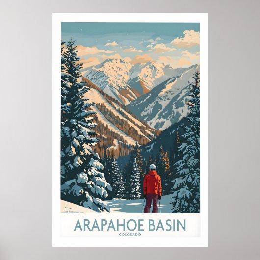 Arapahoe Basin Ski Poster 1 (Voorkant)
