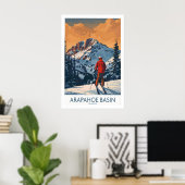 Arapahoe Basin Ski Print - Colorado 1 (Thuiskantoor)