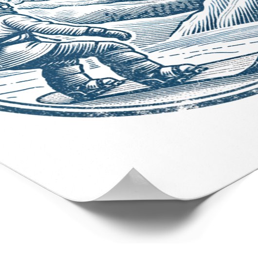 Arapahoe Basin Snowboarder Poster (Hoek)