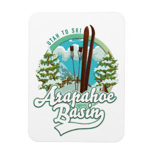 Arapahoe Basin Utah ski logo Magneet