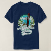 Arapahoe Basin Utah skiën T-shirt (Design voorkant)