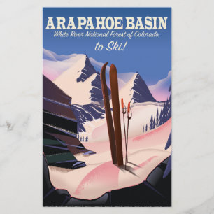 Arapahoe Basin, White River National Forest Ski Briefpapier