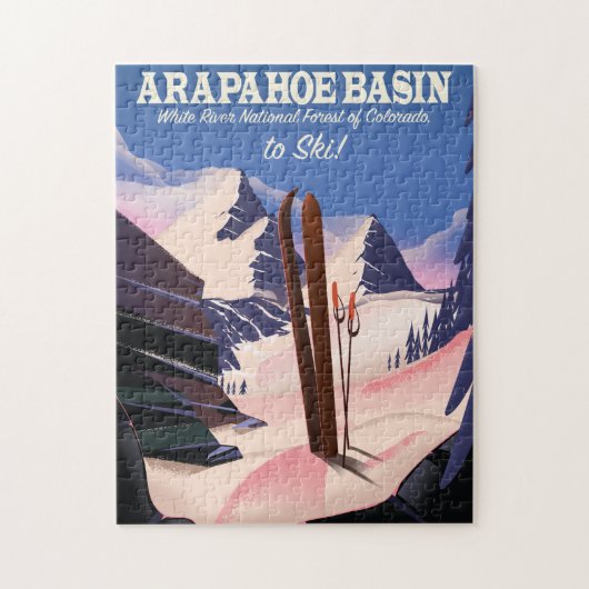 Arapahoe Basin, White River National Forest Ski Legpuzzel (Verticaal)