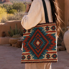 "ARAPAHOE" SCHOUDERTAS - ZUIDWESTERS PATROON TOTE BAG