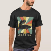 Arapaima Fish Lover Retro Style Animal Cl T-shirt (Voorkant)