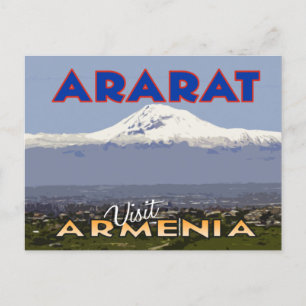 Ararat, bezoek Armenië briefkaart