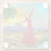 Ararat Dancer Glass Onderzetter (Achterkant)