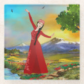 Ararat Dancer Glass Onderzetter Glazen Onderzetter (Voorkant)