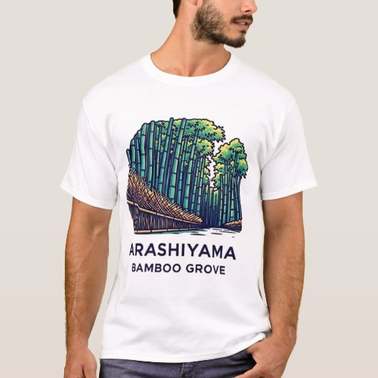 Arashiyama Bamboebos T-shirt (Voorkant)