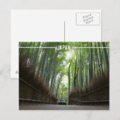 Arashiyama Bamboo Forest, Kyoto Japan Briefkaart (Voorkant / Achterkant)