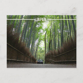 Arashiyama Bamboo Forest, Kyoto Japan Briefkaart