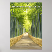 Arashiyama Bamboo Grove Japan Reizen Poster (Voorkant)