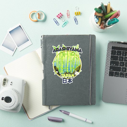 Arashiyama Japan reizen logo Sticker (iPad Cover)