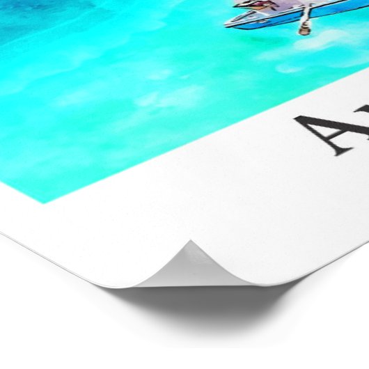 Arashiyama Kyoto Travel Waterverf met de hand gete Poster (Hoek)