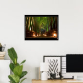 Arashiyama Path Poster (Thuiskantoor)