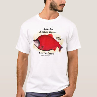 ARASKA　Kenai River Red Salmon   【HOKKAIDO JAPAN T-shirt
