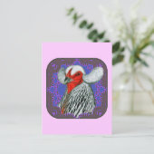Araucana Head Framed Briefkaart (Staand voorkant)