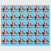 Araucana Red Pair Cadeaupapier (Vlak)