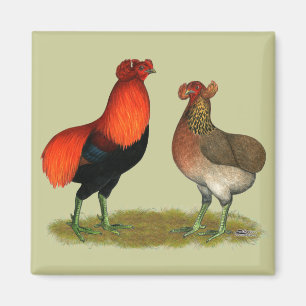 Araucana Red Pair Magneet