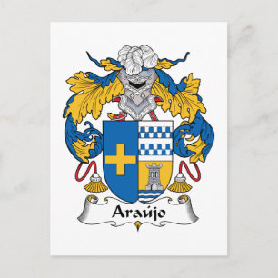 Araujo Family Crest Briefkaart