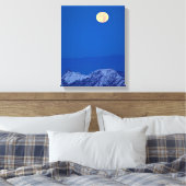 Aravis-gebergte | Mont Blanc-gebergte Canvas Afdruk (Insitu (Slaapkamer))