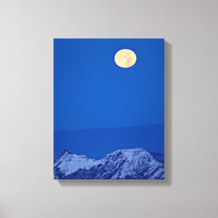 Aravis-gebergte   Mont Blanc-gebergte Canvas Afdruk