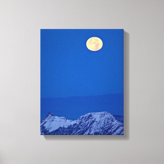 Aravis-gebergte | Mont Blanc-gebergte Canvas Afdruk (Voorkant)