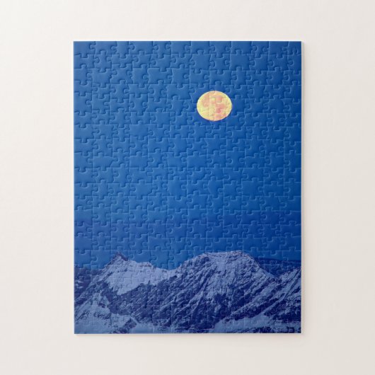 Aravis Mountains | Mont Blanc Range Legpuzzel (Verticaal)