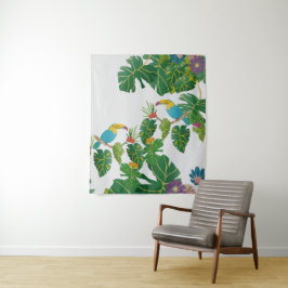 Arazzo con tucani wandkleed