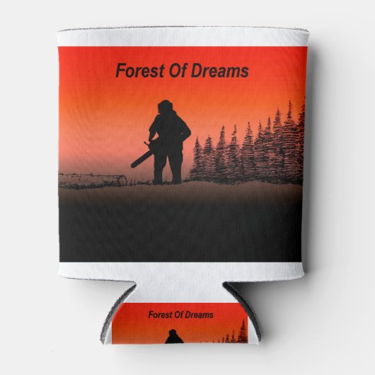 Arb Art Arborist Tree Chinezen Landschap Blikjeskoeler (Voorkant)