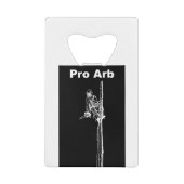 Arb Art Arborist Tree Chinezen Landschap Creditkaart Flessenopener (Voorkant)