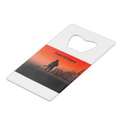 Arb Art Arborist Tree Chinezen Landschap Creditkaart Flessenopener (Achterkant Gekanteld)