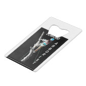 Arb Art Arborist Tree Chinezen Landschap Creditkaart Flessenopener (Voorkant Gekanteld)