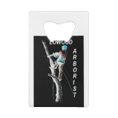 Arb Art Arborist Tree Chinezen Landschap Creditkaart Flessenopener (Achterkant)