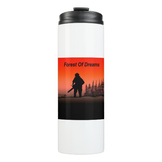 Arb Art Arborist Tree Chinezen Landschap Thermosbeker (Voorkant)